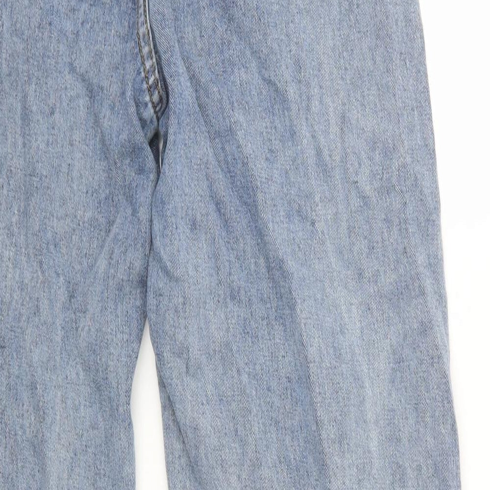 SheIn Womens Blue  Denim Straight Jeans Size L L30 in