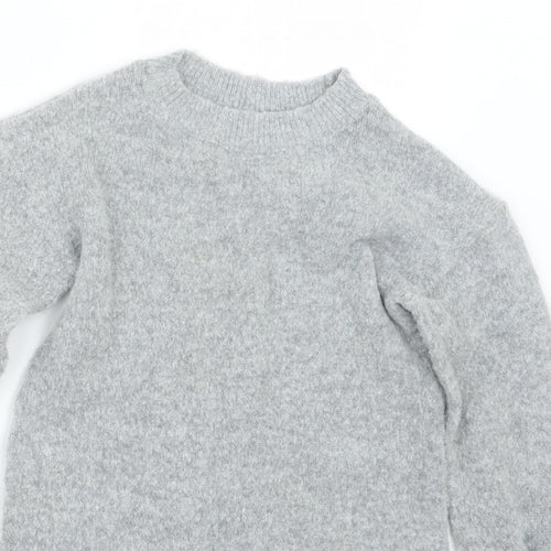 NEXT Girls Grey   Pullover Jumper Size 5 Years