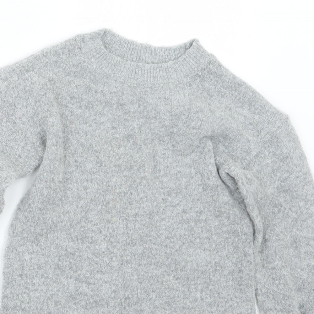 NEXT Girls Grey   Pullover Jumper Size 5 Years