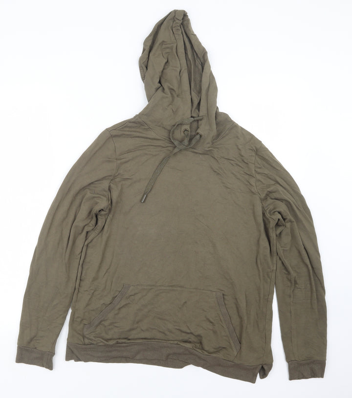 Nutmeg Womens Green Pullover Hoodie Size 12