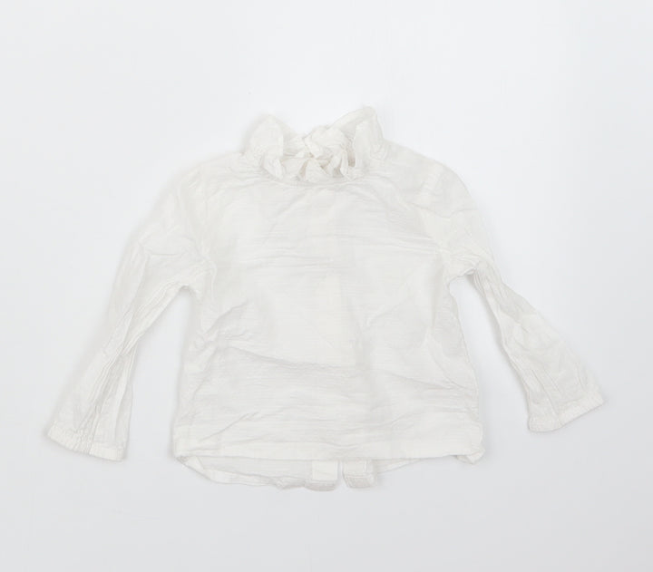 TU Girls White   Basic Button-Up Size 6-9 Months