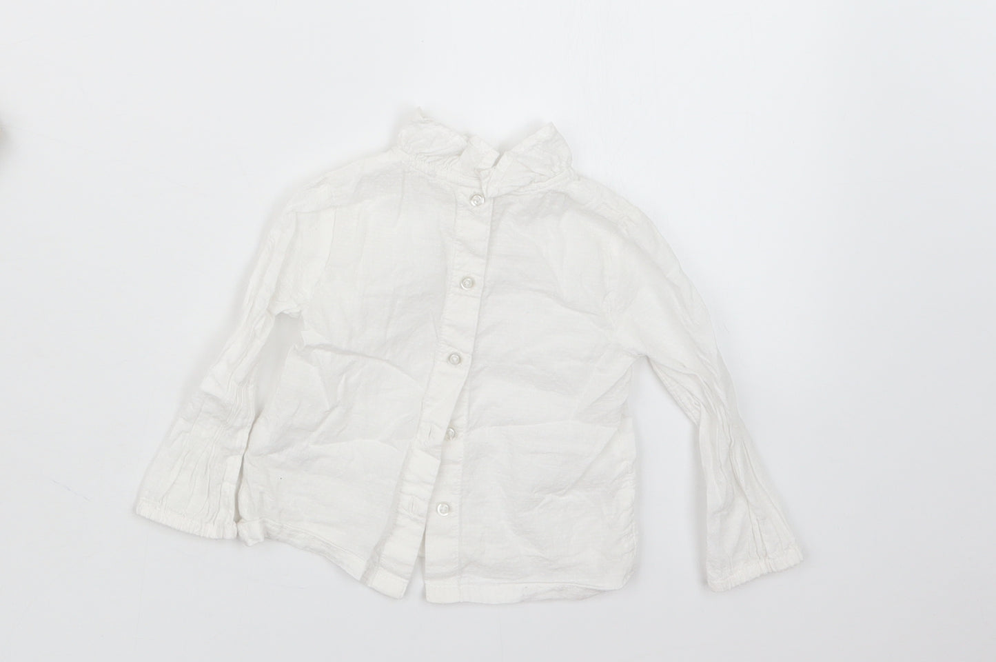 TU Girls White   Basic Button-Up Size 6-9 Months