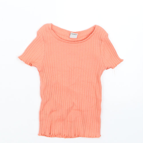 TU Girls Orange   Basic T-Shirt Size 12-18 Months
