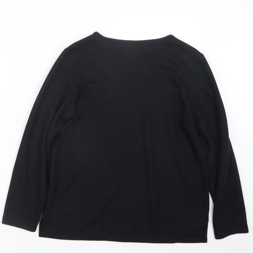 BM Womens Blue  Knit Pullover Jumper Size S