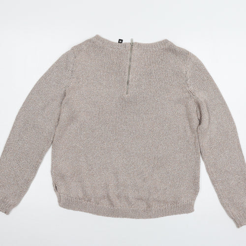 Divided by H&M Womens Pink  Knit Pullover Jumper Size 14