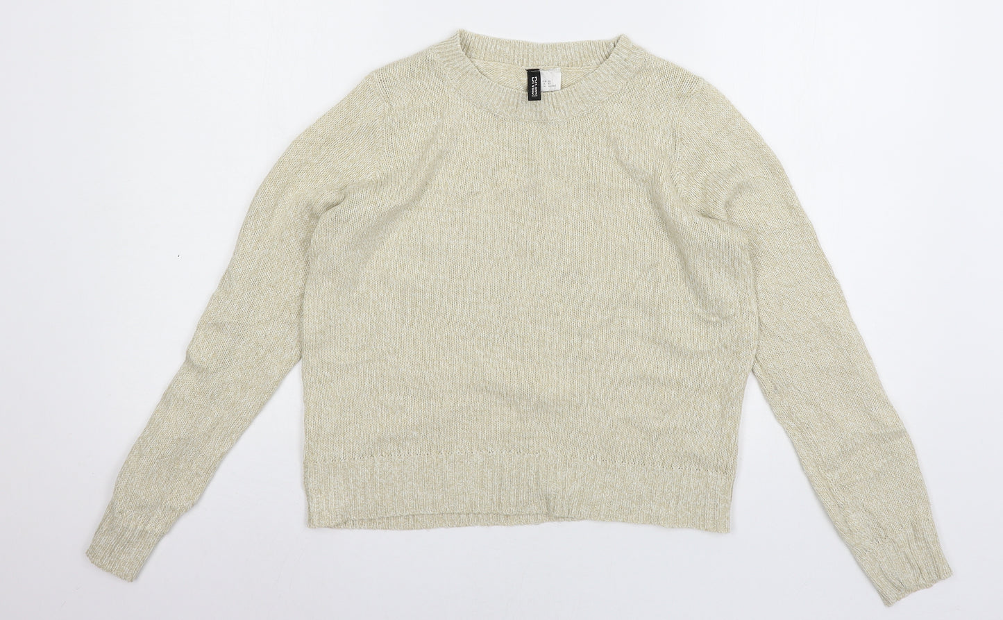 Divided Womens Beige  Knit Pullover Jumper Size XS