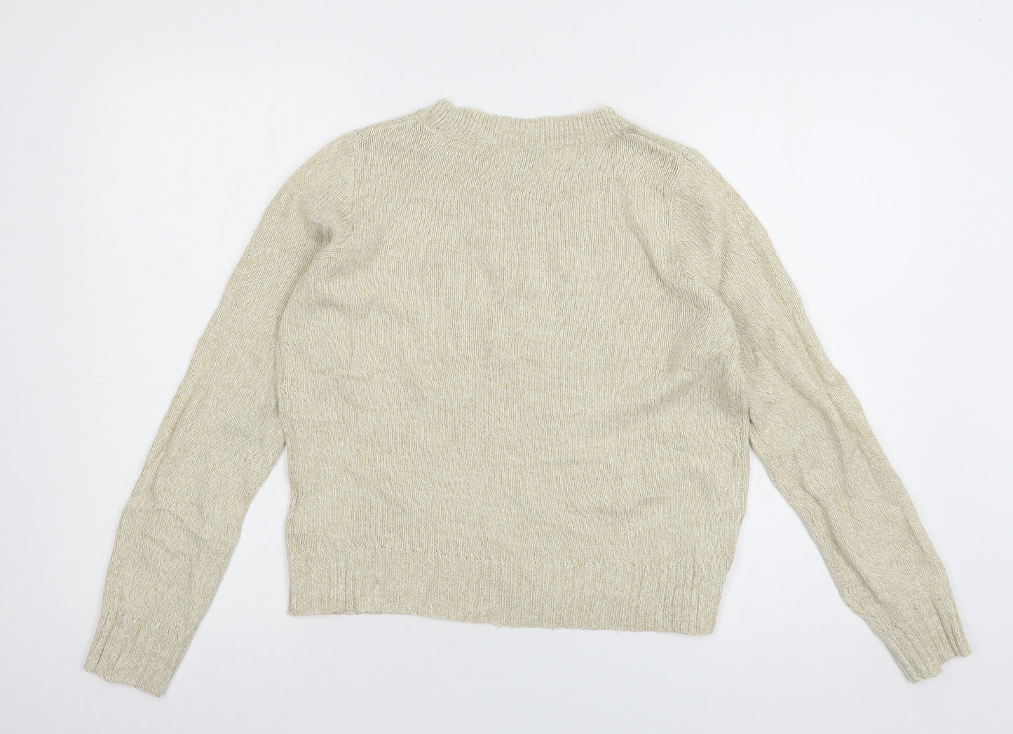 Divided Womens Beige  Knit Pullover Jumper Size XS
