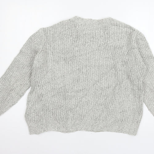 Primark Womens Grey  Knit Pullover Jumper Size 10