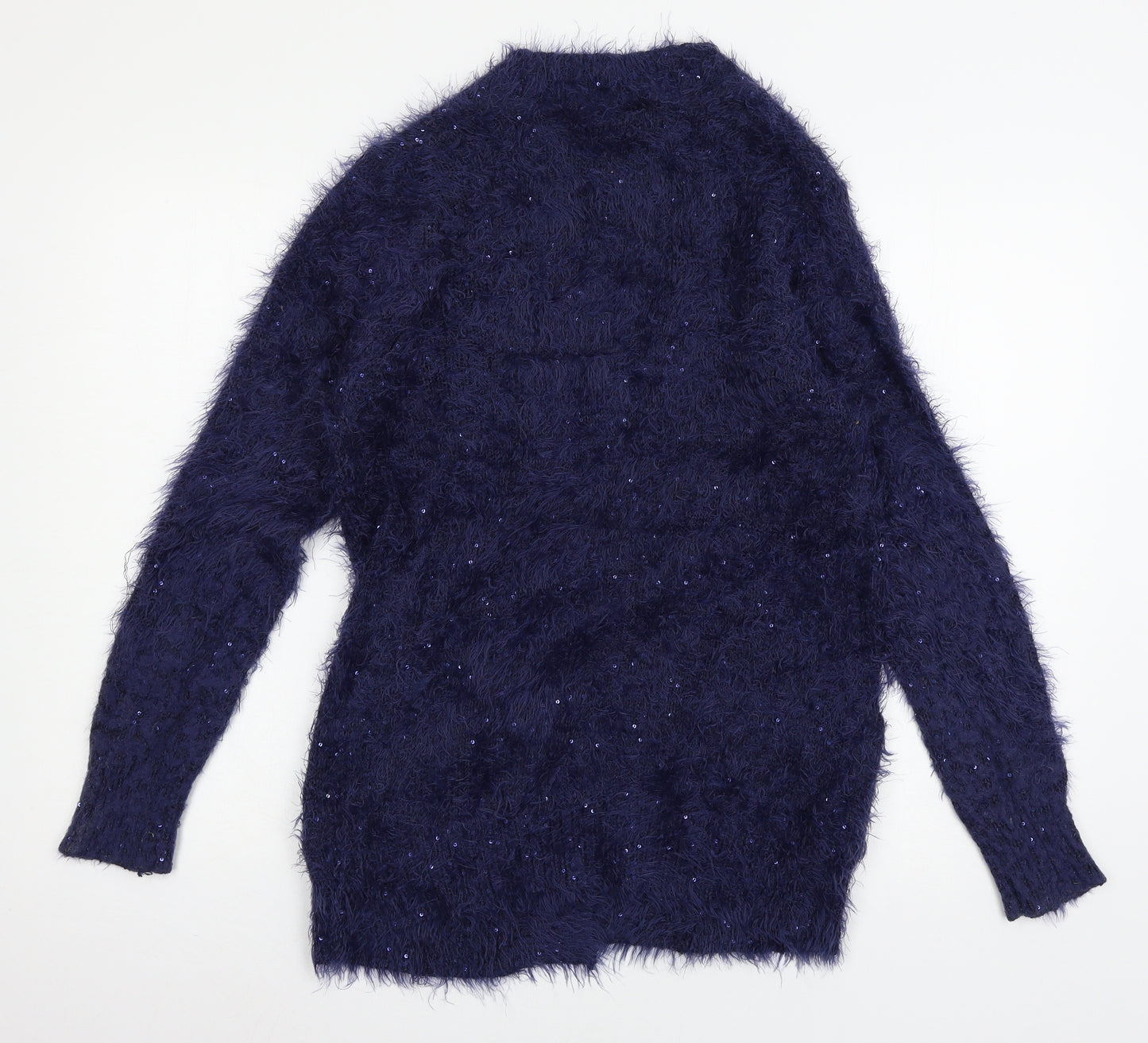 South Womens Blue  Knit Cardigan Jumper Size 12