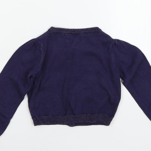 Marylebone Boys Blue  Knit Cape Jumper Size 3-4 Years
