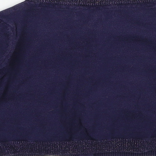 Marylebone Boys Blue  Knit Cape Jumper Size 3-4 Years