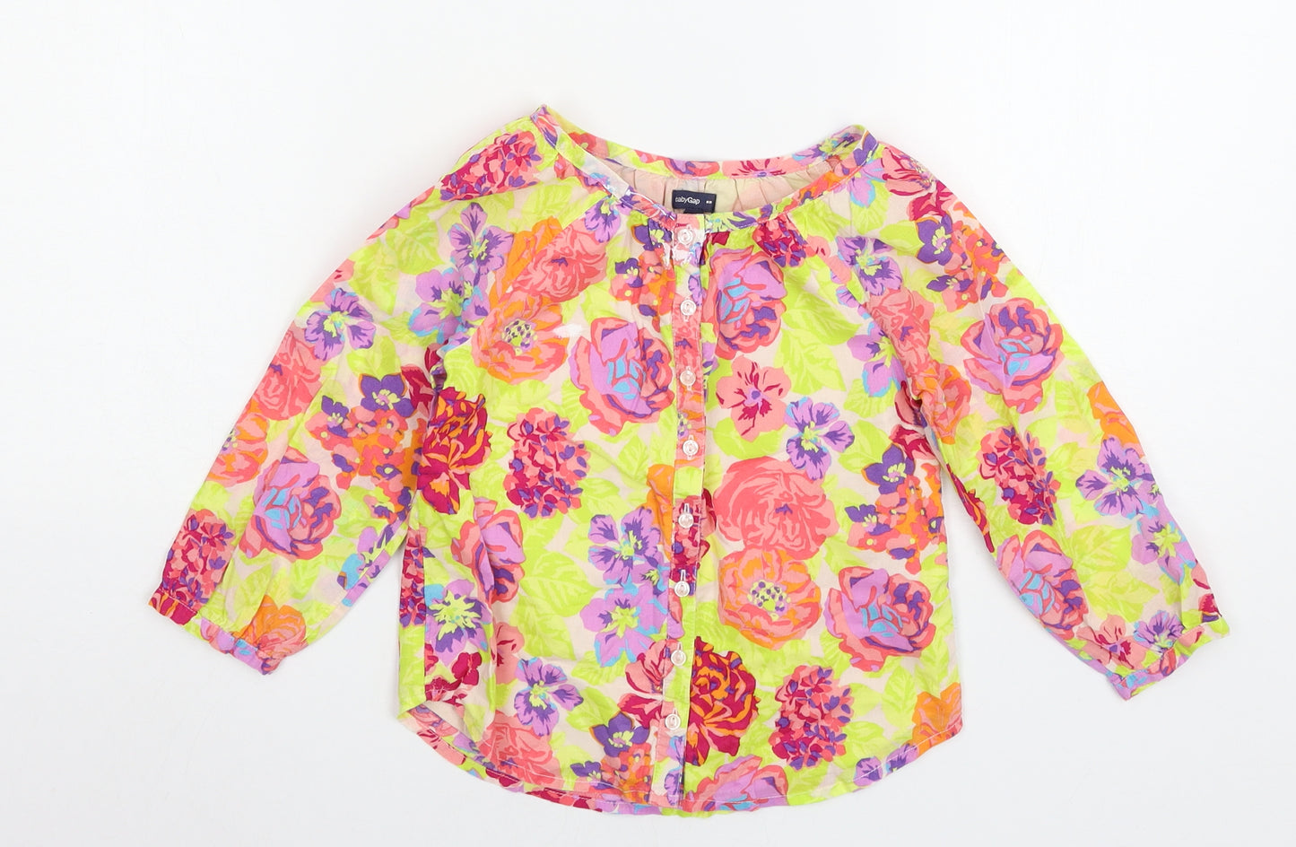 Gap Girls Multicoloured Floral  Basic Blouse Size 3 Years