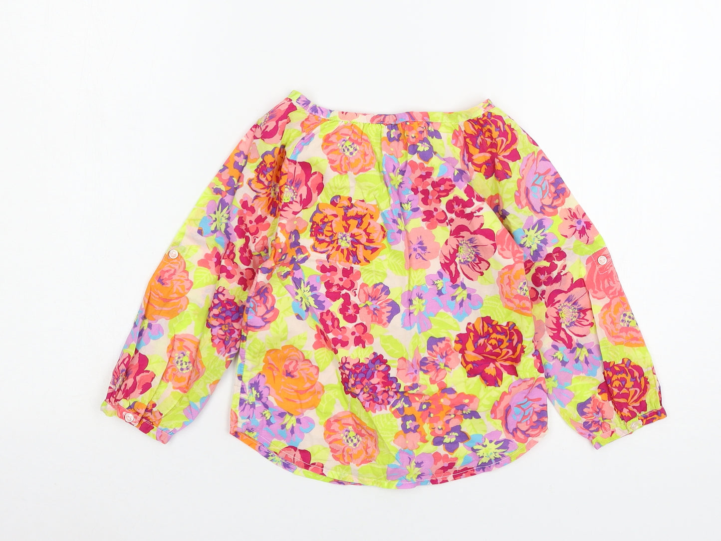 Gap Girls Multicoloured Floral  Basic Blouse Size 3 Years