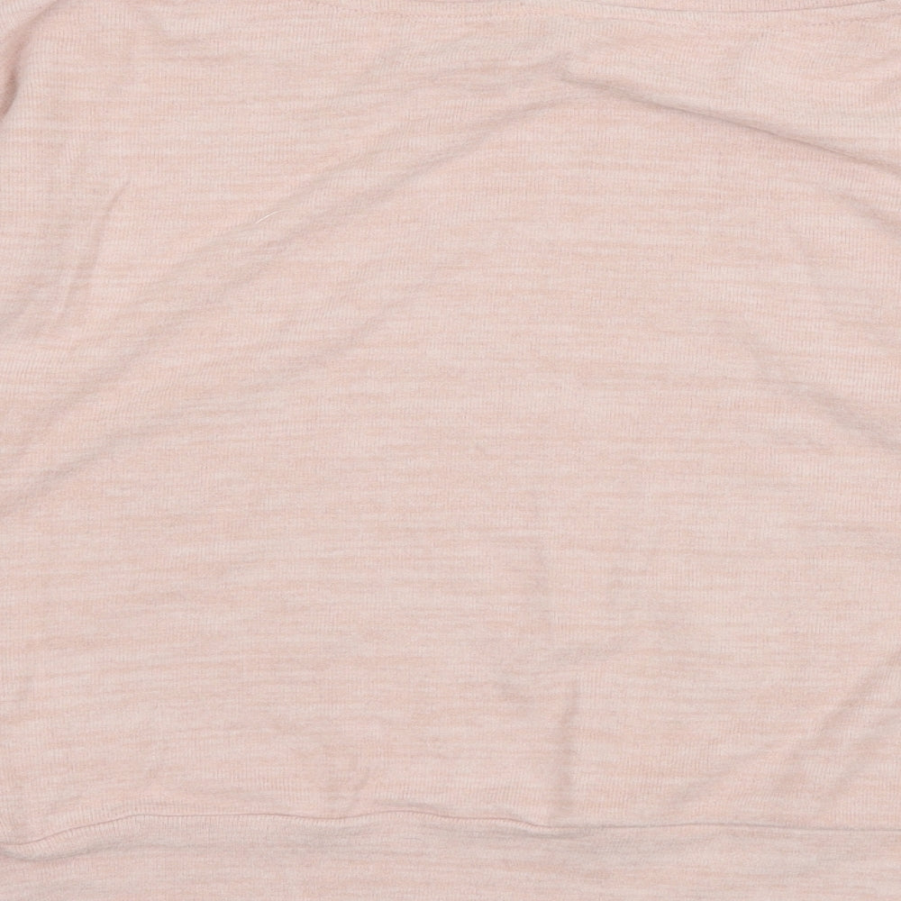 NEXT Womens Pink Geometric Jersey Pullover Sweatshirt Size 12