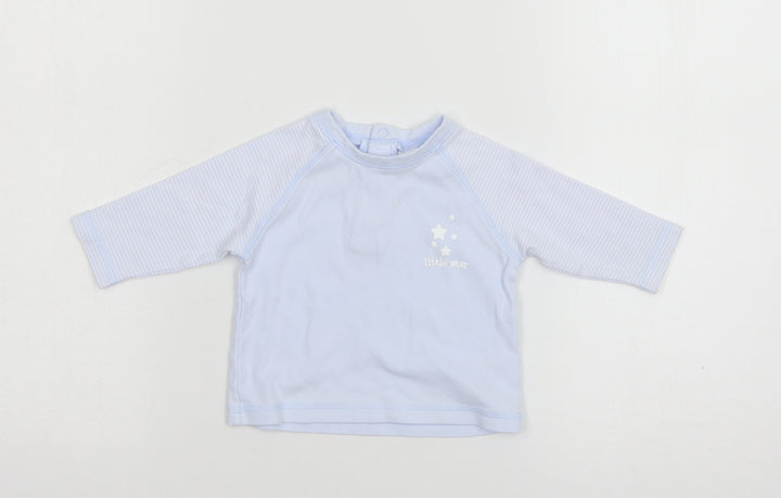 NEXT Baby Blue Jersey Basic T-Shirt Size 3-6 Months
