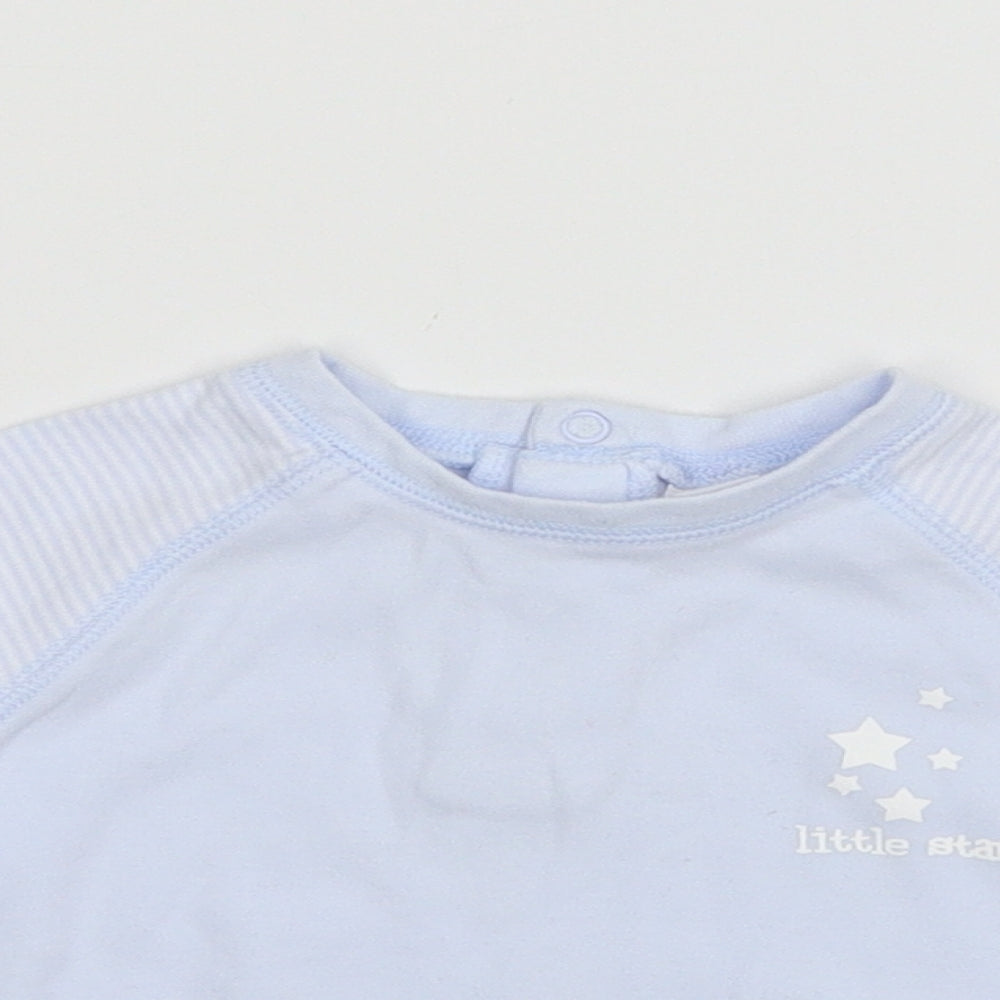 NEXT Baby Blue  Jersey Basic T-Shirt Size 3-6 Months