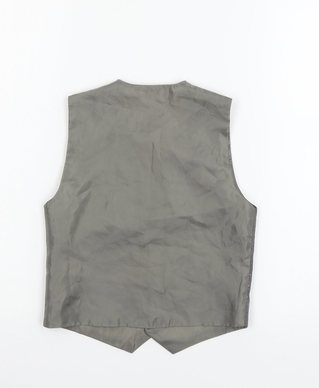 Preworn Boys Grey   Jacket Waistcoat Size 5-6 Years
