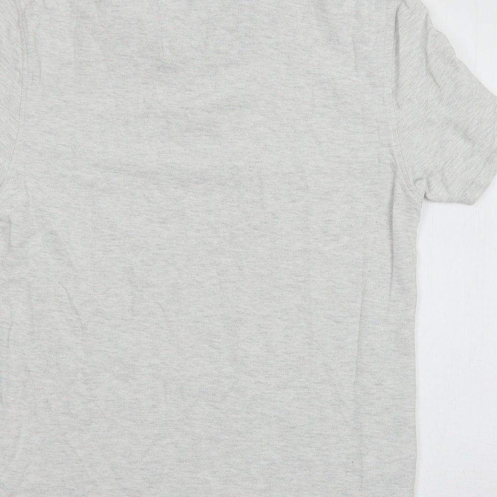Marks and Spencer Mens Grey  Jersey  Polo Size M