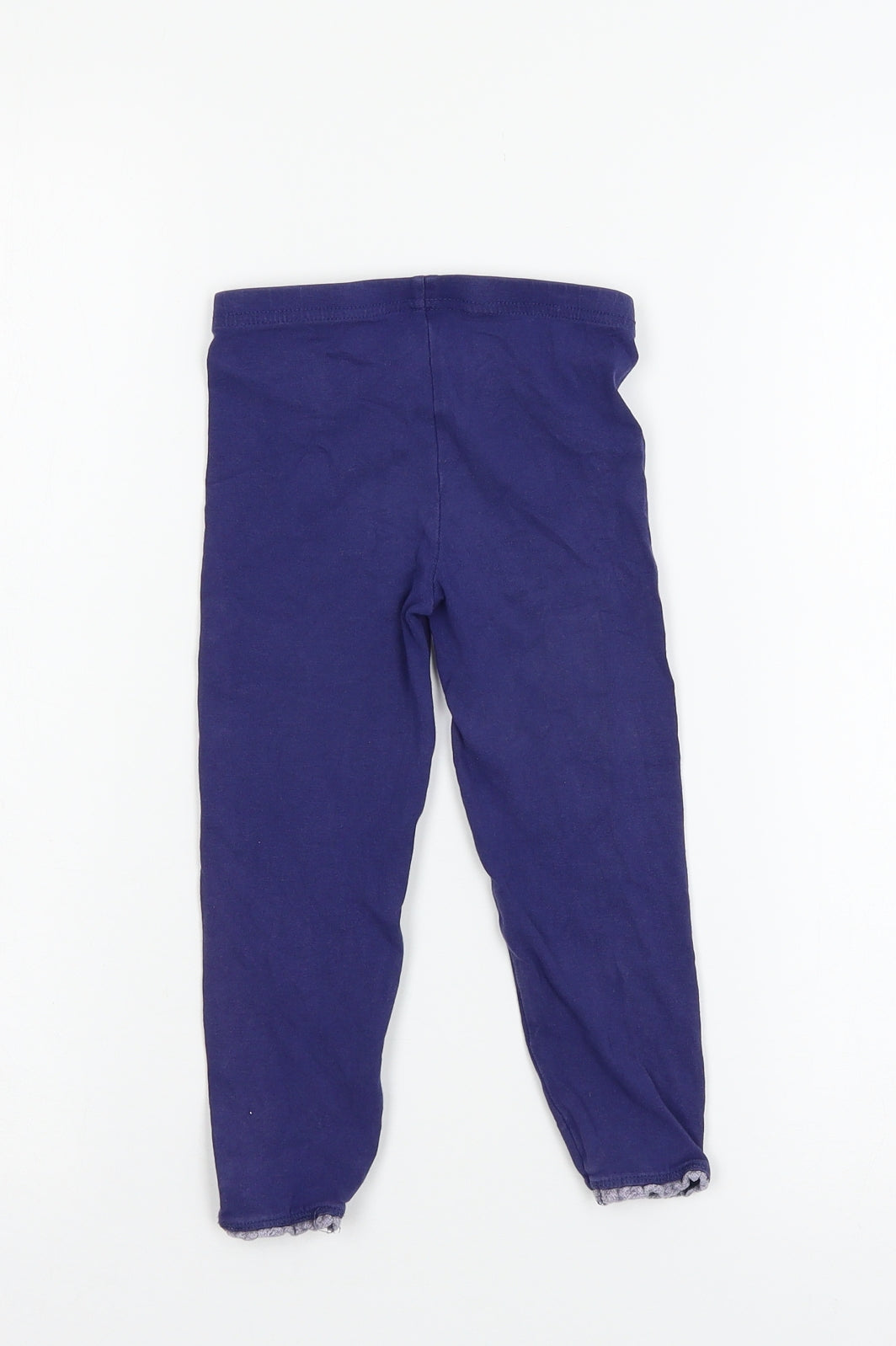 Matalan Girls Blue  Jersey Jogger Trousers Size 3-4 Years