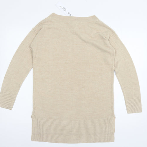 Principles Womens Beige  Knit Pullover Jumper Size 8