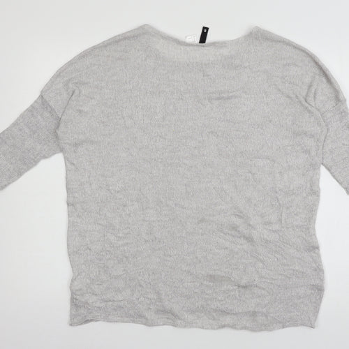 Divided by H&M Womens Grey  Knit Pullover Jumper Size S  - brooklyn
