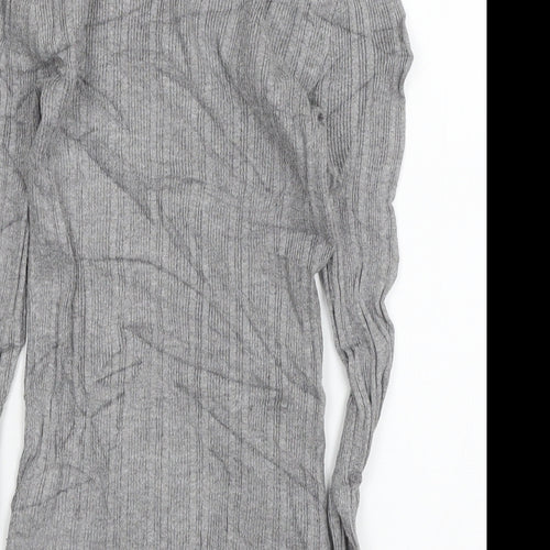 Primark Womens Grey  Knit Pullover Jumper Size 10