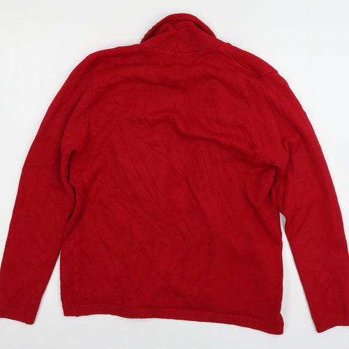Insight Womens Red  Knit Cardigan Jumper Size M