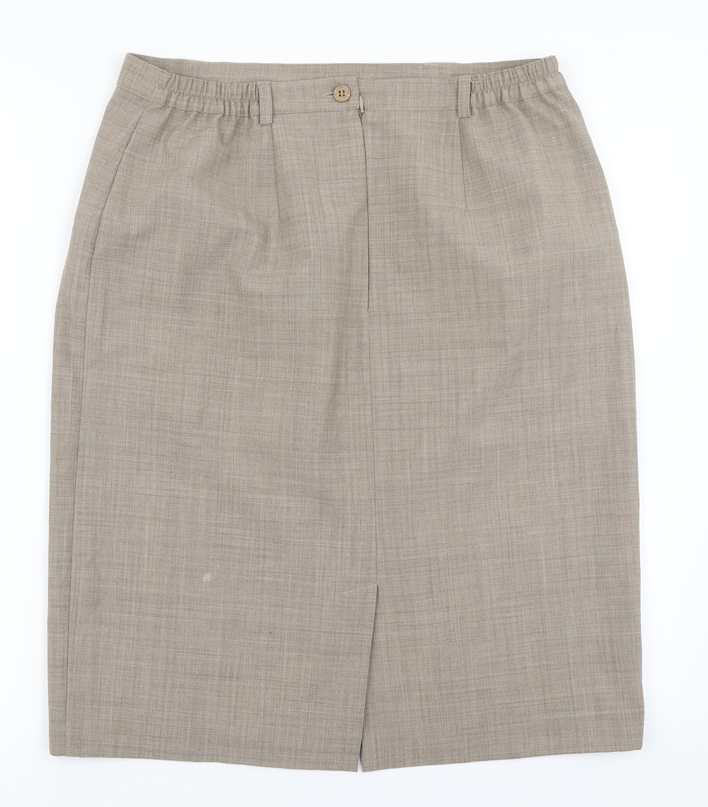 Afibel Womens Brown   Straight & Pencil Skirt Size 14