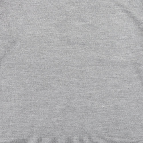 Burton Mens Grey  Knit Pullover Jumper Size L