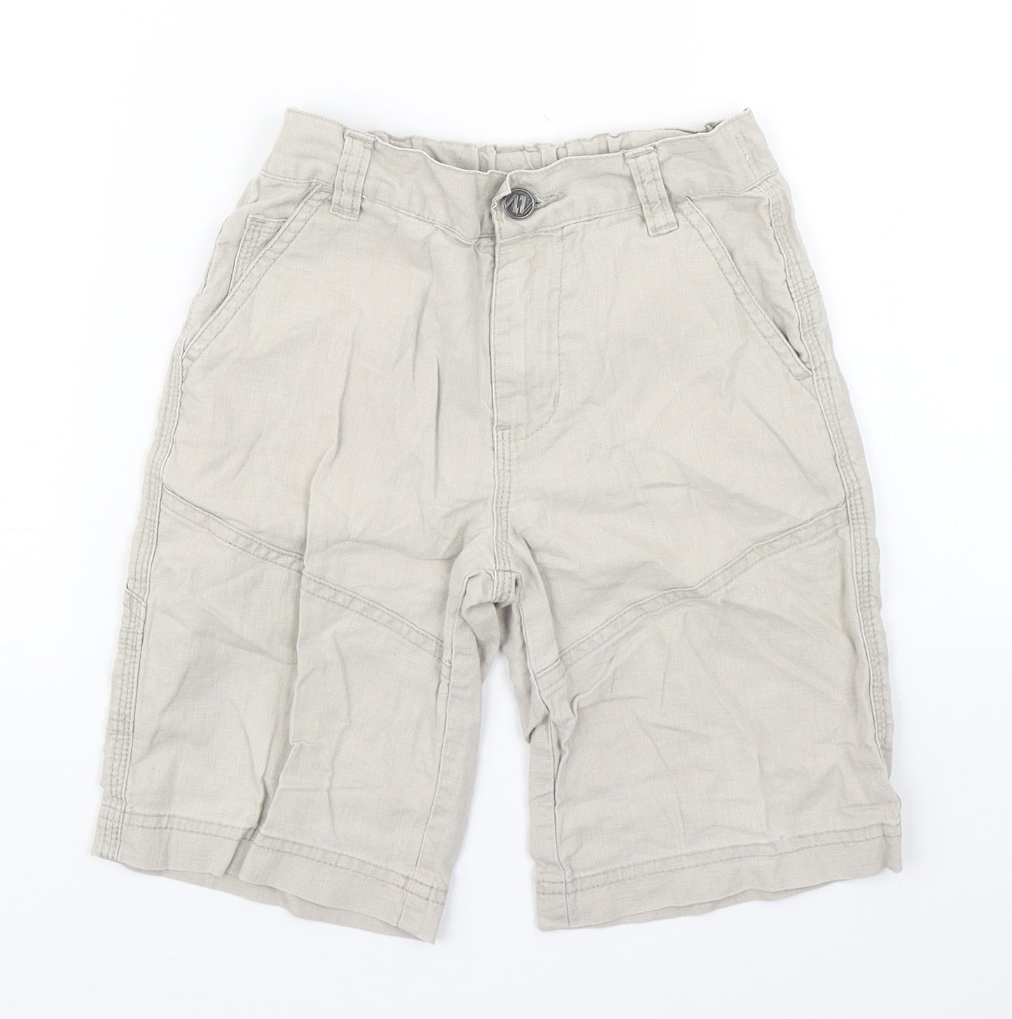 NEXT Boys Beige   Cargo Shorts Size 6 Years