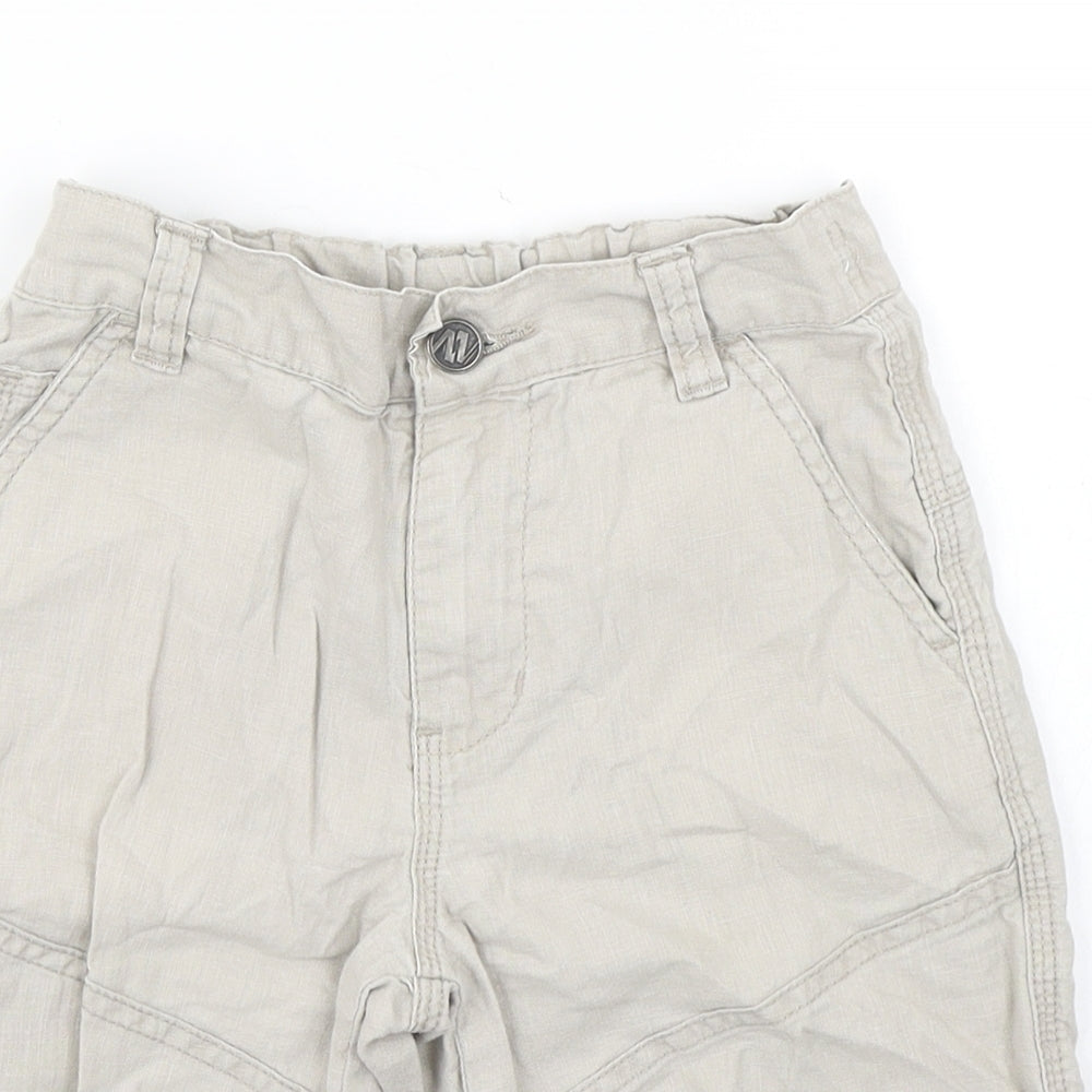 NEXT Boys Beige   Cargo Shorts Size 6 Years
