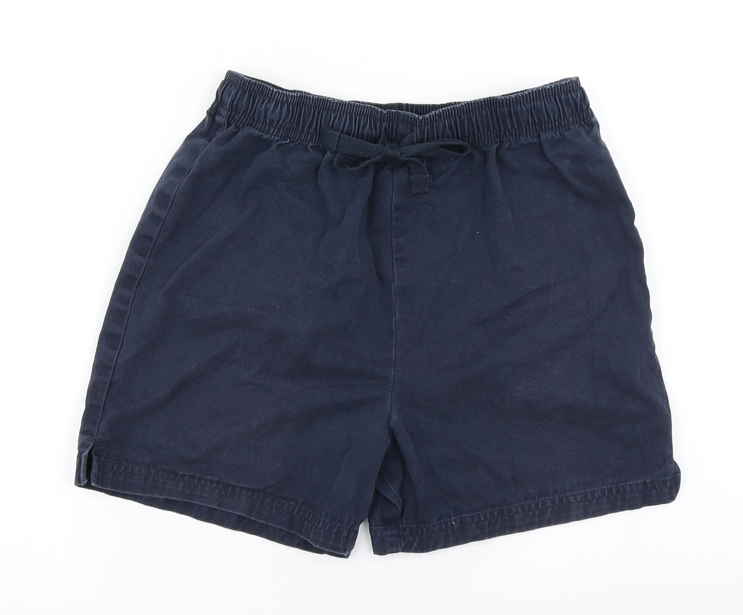 M&S Boys Blue   Chino Shorts Size 10-11 Years