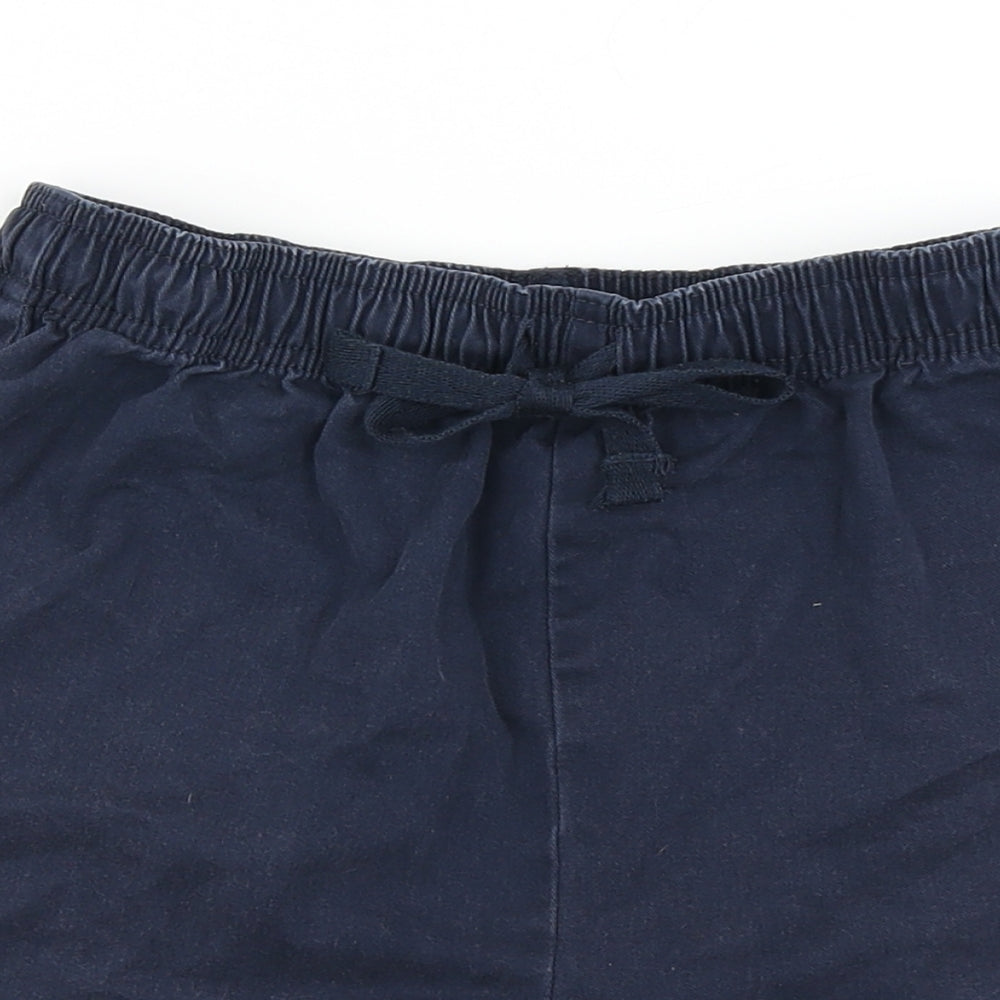 M&S Boys Blue   Chino Shorts Size 10-11 Years