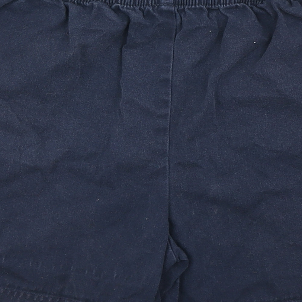 M&S Boys Blue   Chino Shorts Size 10-11 Years