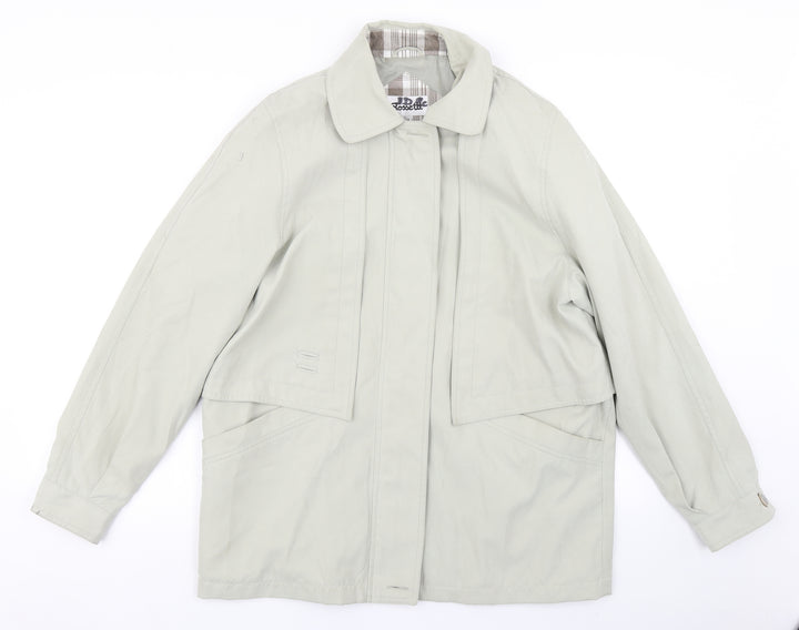 Rossetti Womens Green Rain Coat Coat Size 12