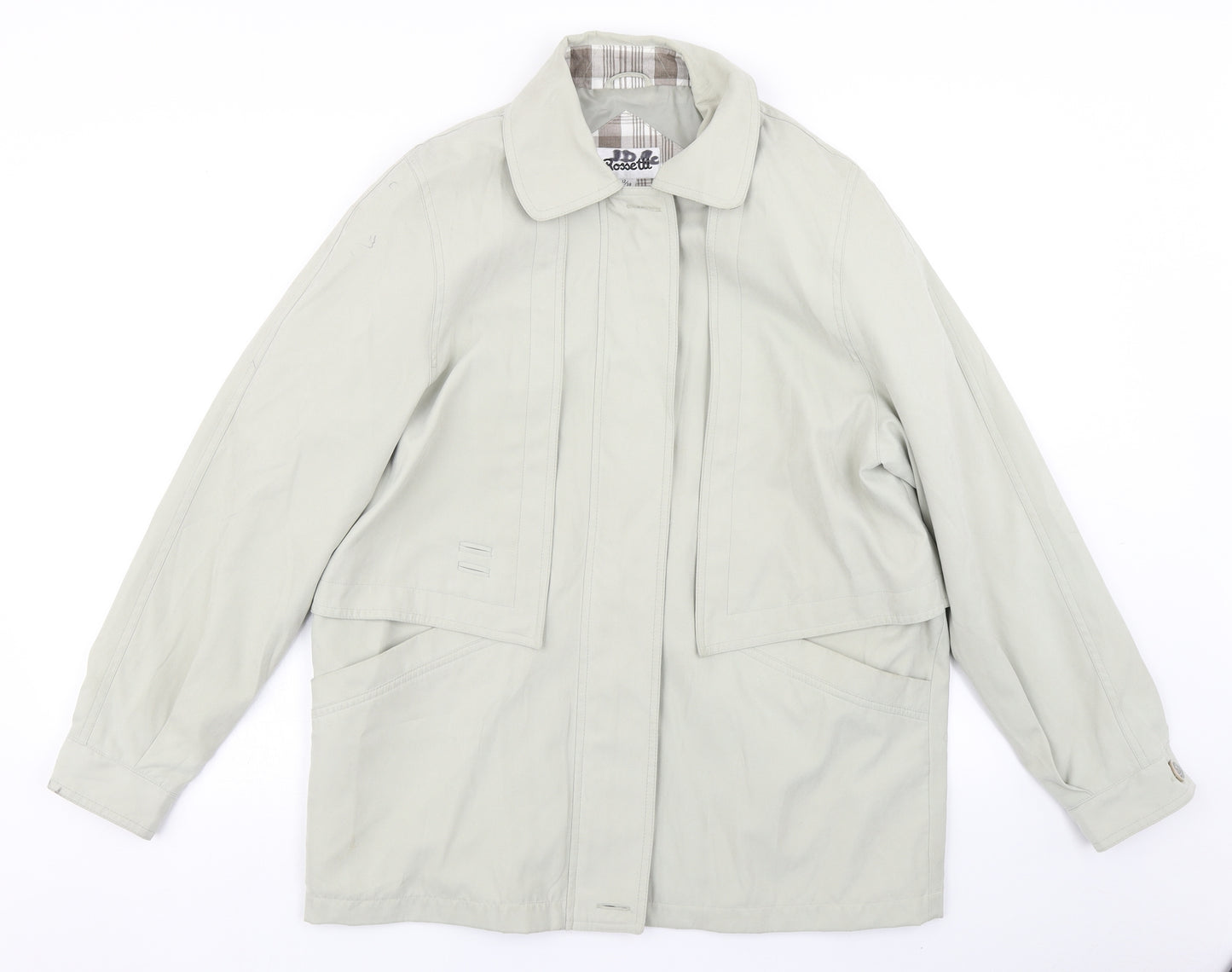 Rossetti Womens Green   Rain Coat Coat Size 12