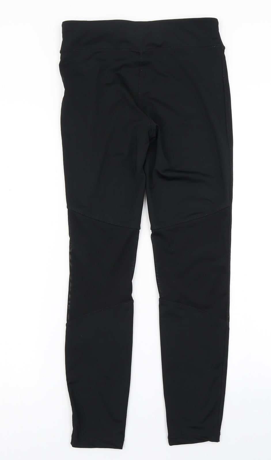 Wonder Woman Womens Black   Compression Leggings Size 10 L26 in