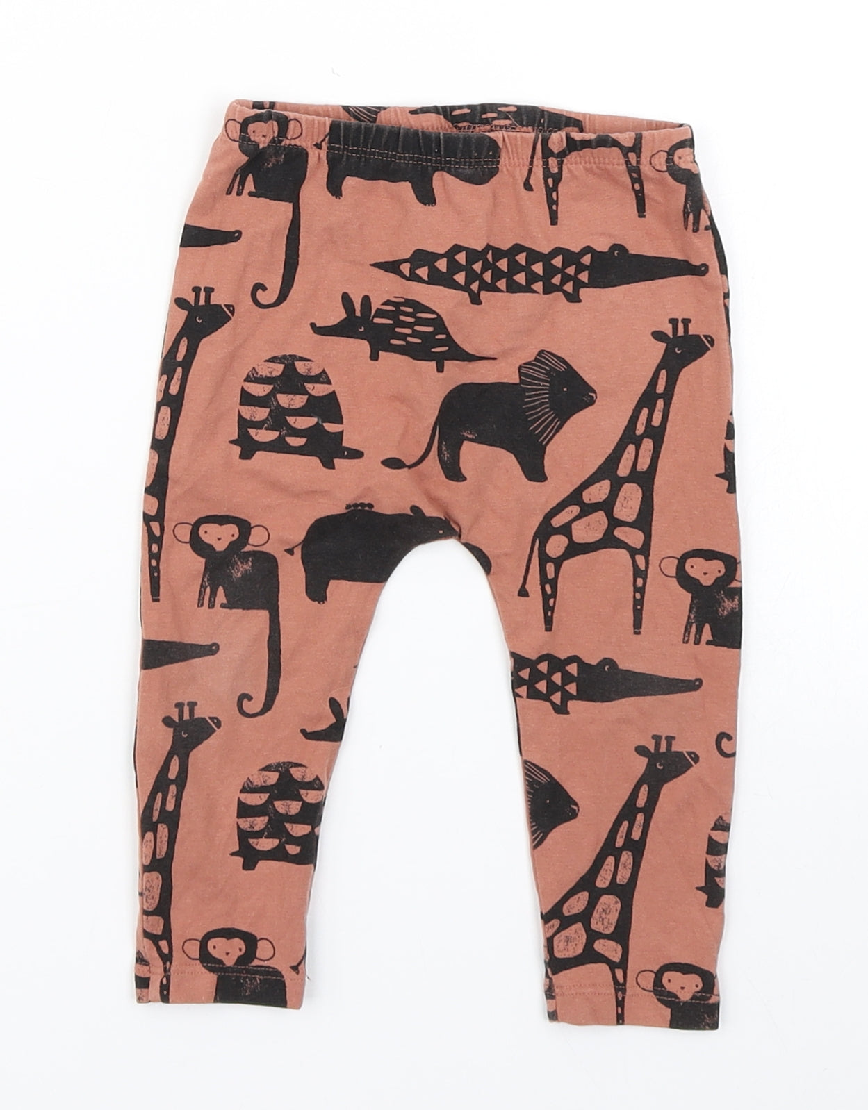 NEXT Baby Brown   Jogger Leggings Size 9-12 Months