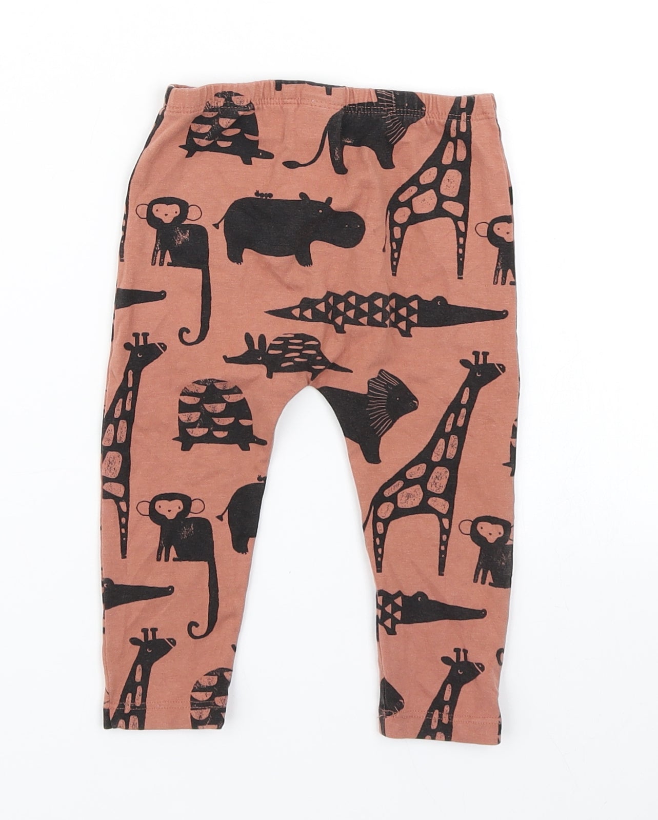 NEXT Baby Brown   Jogger Leggings Size 9-12 Months