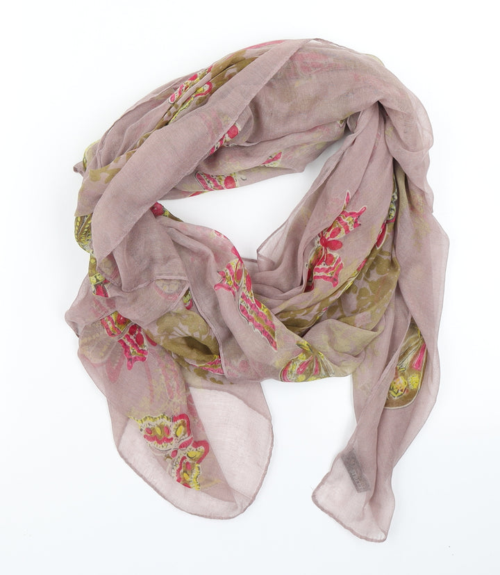 Accessory Street Womens Pink Floral Shawl/Wrap