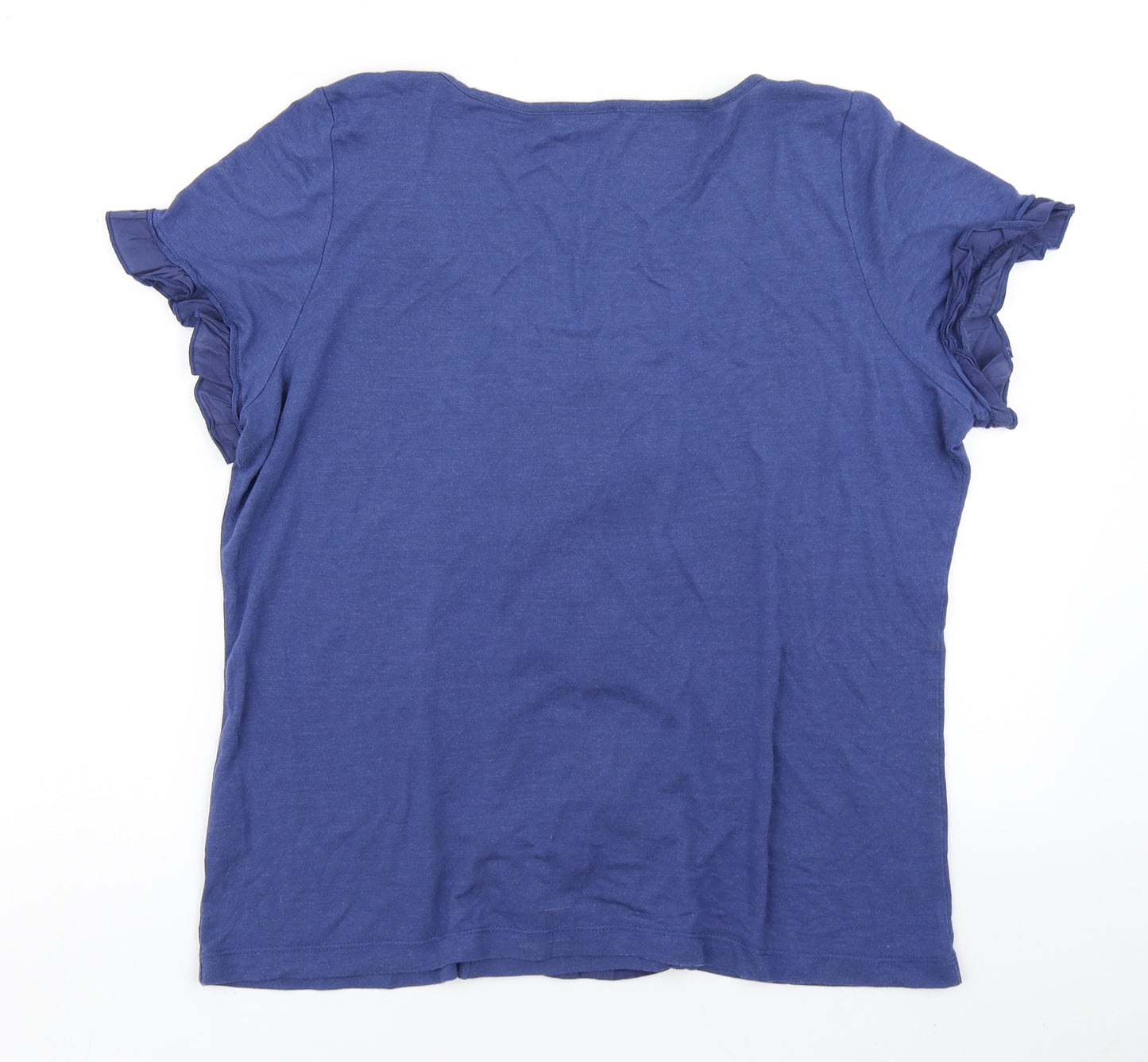 Per Una Womens Blue   Basic T-Shirt Size 18