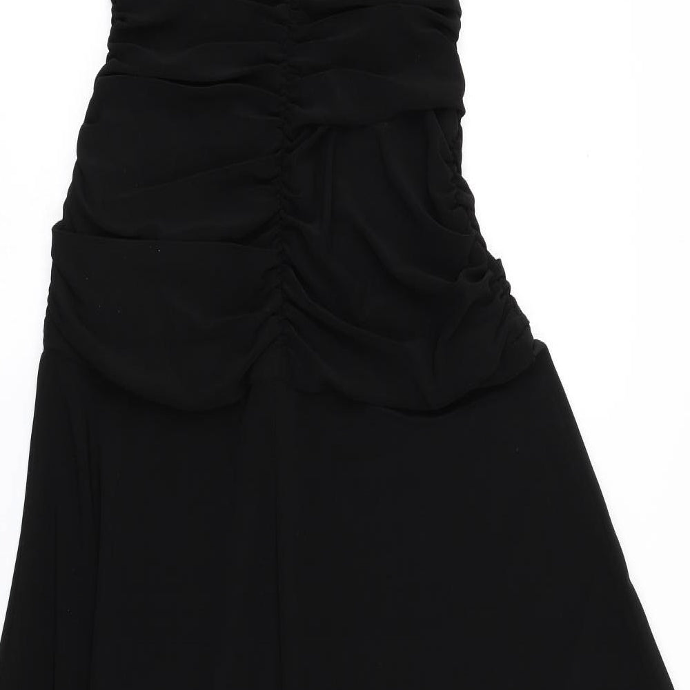 Nightway Womens Black   Skater Dress  Size 10