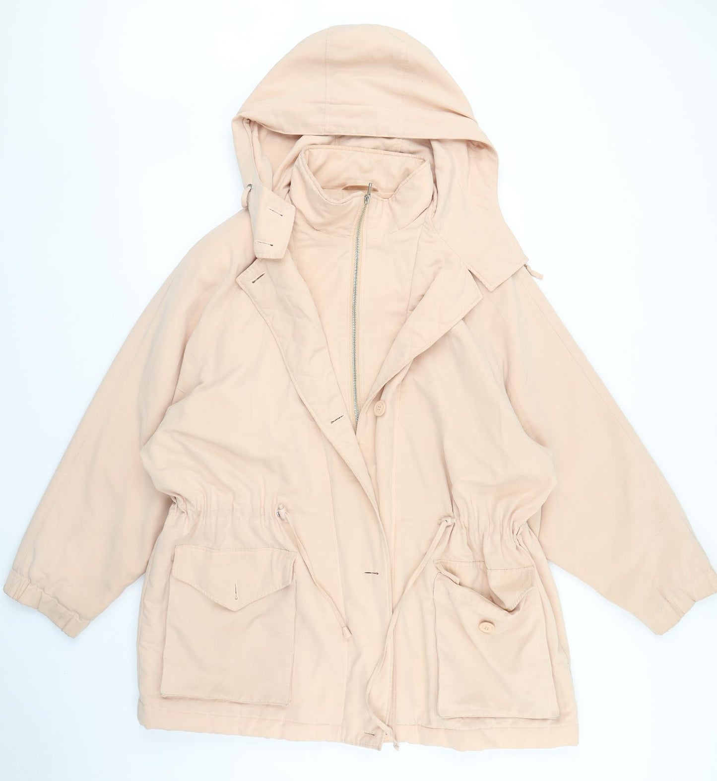 Marks & Spencer Womens Pink   Rain Coat Coat Size 16