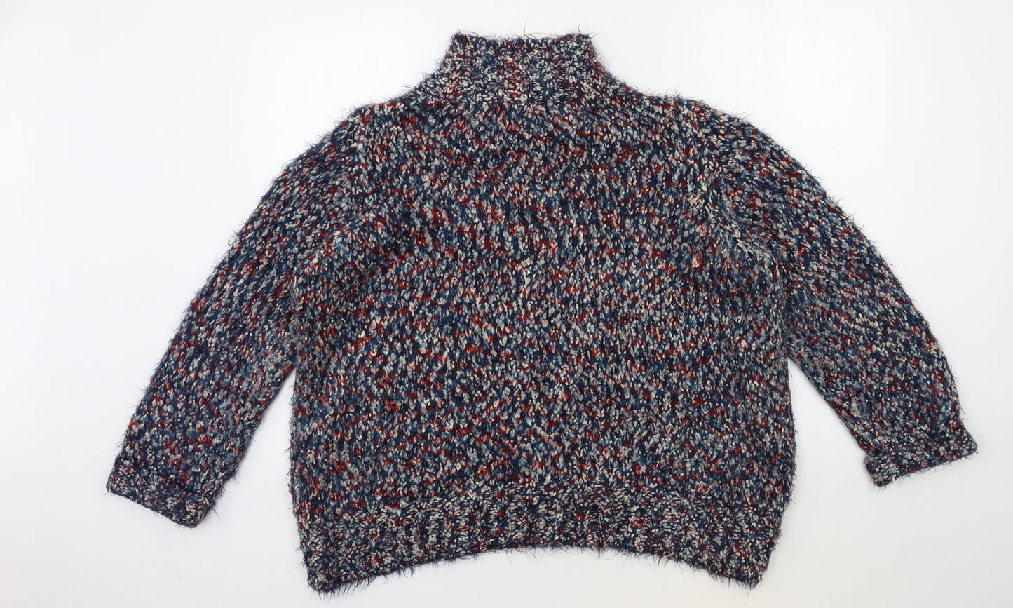 TU Womens Blue  Knit Pullover Jumper Size 20