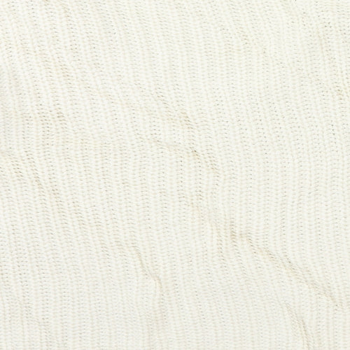 H&M Womens Beige  Knit Pullover Jumper Size S