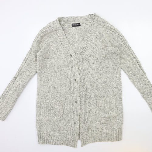 Silver Swan Womens Beige  Knit Cardigan Jumper Size M