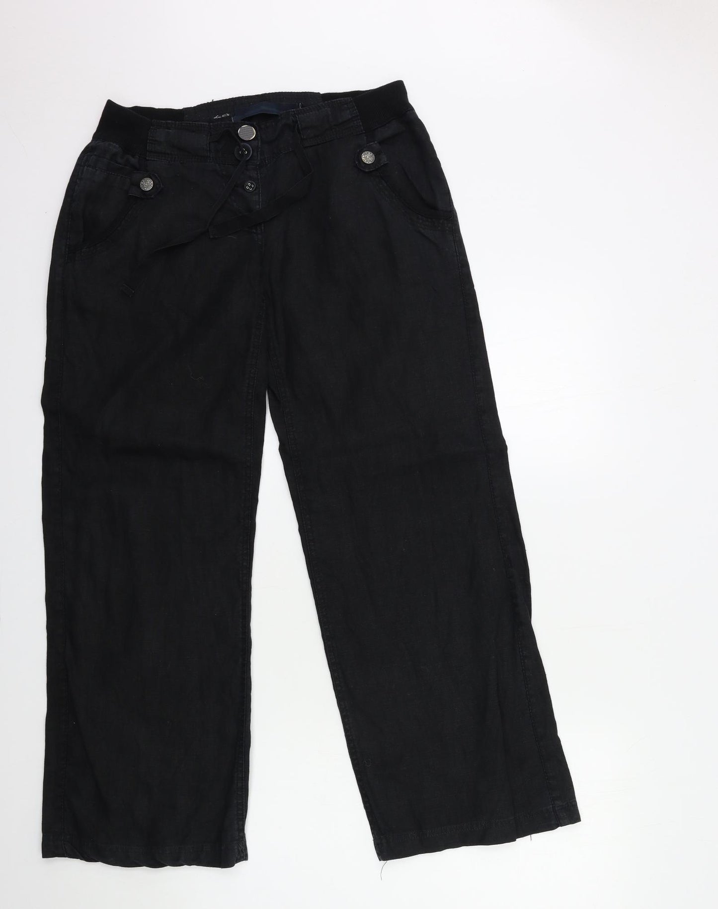 River Island Womens Black   Trousers  Size 10 L29 in