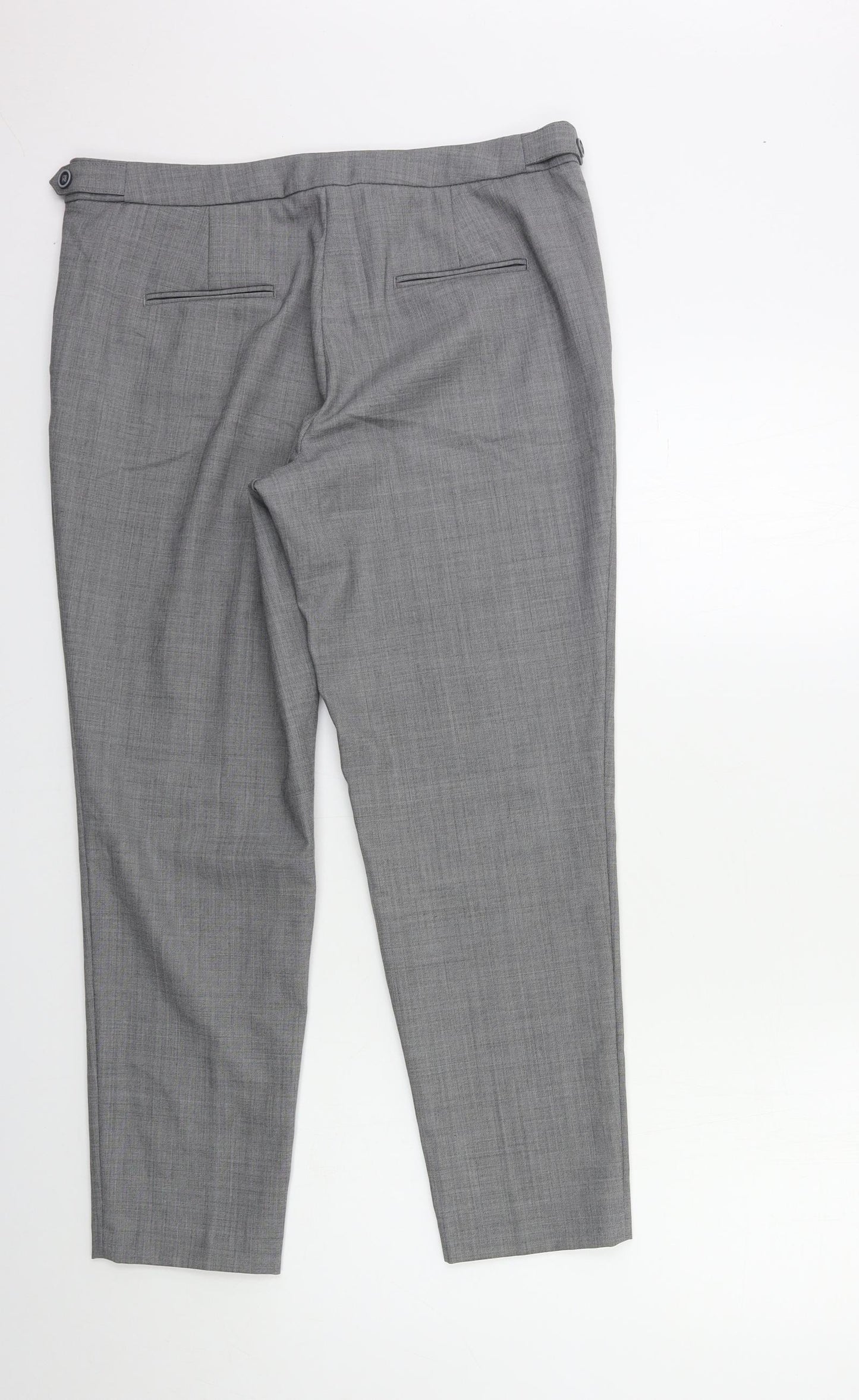 Preworn Womens Grey   Trousers  Size 32 in L27 in