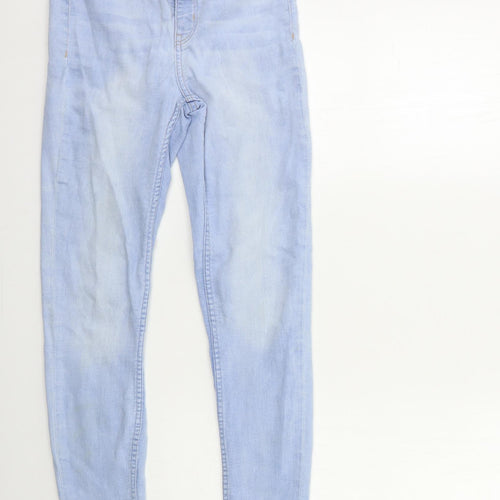 H&M Womens Blue  Denim Skinny Jeans Size 10 L30 in