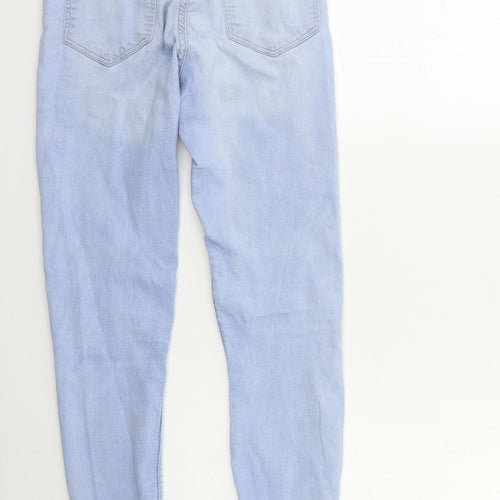 H&M Womens Blue  Denim Skinny Jeans Size 10 L30 in